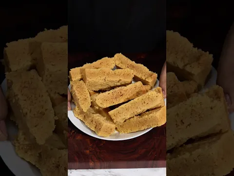 Mysore Pak ASMR Cooking #shorts #asmr #recipe #rakshabandhan #crunchytreats #sweet #viral #trending