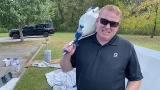 Graco TEXSPRAY FASTFINISH TEXTURE SPRAY SYSTEM Demo