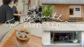 Solo travel in Seoul Visiting Jin s restaurant Garosugil Cafes Cheap food in Sinchon