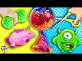 Download Lagu Cutting Open Squishies! GORGEOUS 3 Color Slime Stress Ball