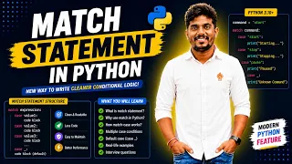 Match Statement in Python Python Tutorial for Beginners