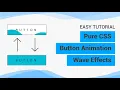 Wave Button Animation Hover Effect Wave Button Hover Effect Using HTML CSS