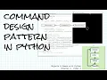 The command design pattern in Python with undo Objects Games w Python Ch 6 3
