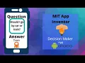Random Decision Making App MIT App Inventor By Krishna Raghavendran