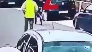 فيديو رهيب يظهر دفاع كلب شوارع عن فتاة حاول أحد الشبان سرقة حقيبتها 