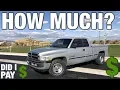HOW MUCH Plus 3 BEST MODS For your 2nd Gen RAM - 1998 Dodge Ram 1500 from a Dealership for WHAT
