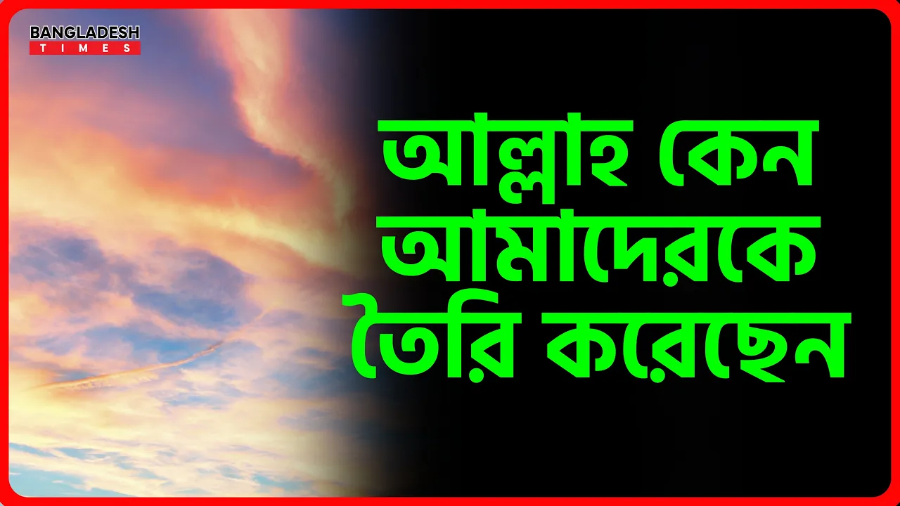 আল্লাহ কেন আমাদেরকে তৈরি করেছেন | ইসলামিক জ্ঞান