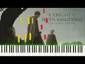 Main Theme (Arrival in Ashford) - A Knight of the Seven Kingdoms Piano Tutorial | Sheet Music [4K]