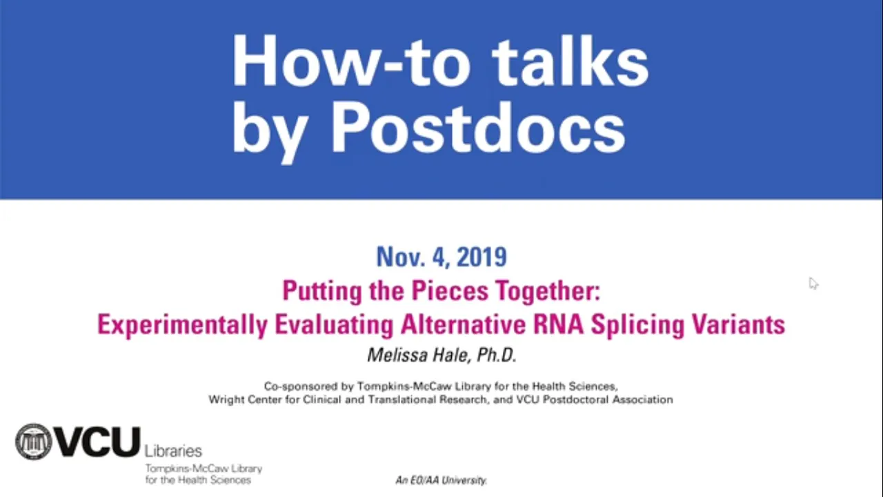 Putting the Pieces Together: Experimentally Evaluating Alternative RNA Splicing Variants
