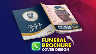 HOW TO DESIGN A FUNERAL PROGRAM COVER Step-by-Step Tutorial