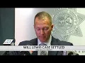 Suspended Sheriff Will Lewis sexual assault case settled