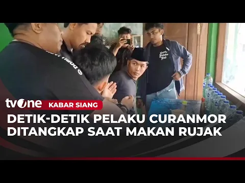 Dua Pelaku Curanmor Diciduk Saat Makan Rujak