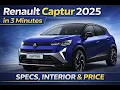 Renault Captur 2025 in 3 Minutes Specs Interior Price