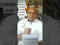 What should you do if you lost your drivers license