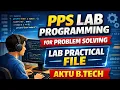 Programming for problem solving Lab file B Tech 1st year