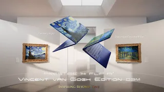 Prestige 14 Flip AI+ Vincent van Gogh Edition D3M — Inspiring Beyond Time | Artisan Collection | MSI