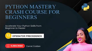 Python Mastery Crash Course for Beginners Operator Precedence