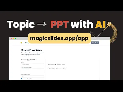 Video Tutorial - Learn how to use our video to PPT converter - Video to PPT Converter Tutorial