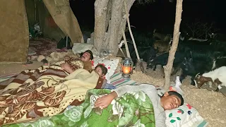 A Cloudy Night with the Zagros Nomads Building Shelter and Real Life in the Mountains