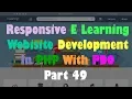 Responsive ELearning Website Development In PHP With PDO Part 49 Creating Category Page Left Section