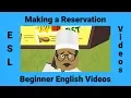 Making a Dinner Reservation Beginner English Modal Verbs