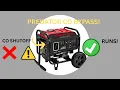 Predator Generator 3650 Carbon Monoxide Malfunction Shutdown Problem Solved