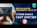 Newton school Easy Sorting string interview questions in java Java top String questions