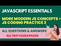 More Modern JS Concepts JS Coding Practice 3 - Answers JavaScript Essentials NxtWave CCBP 4 0