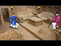 Download Lagu आदिम रेत हाउस निर्माण Primitive Sand House Construction Comedy Video