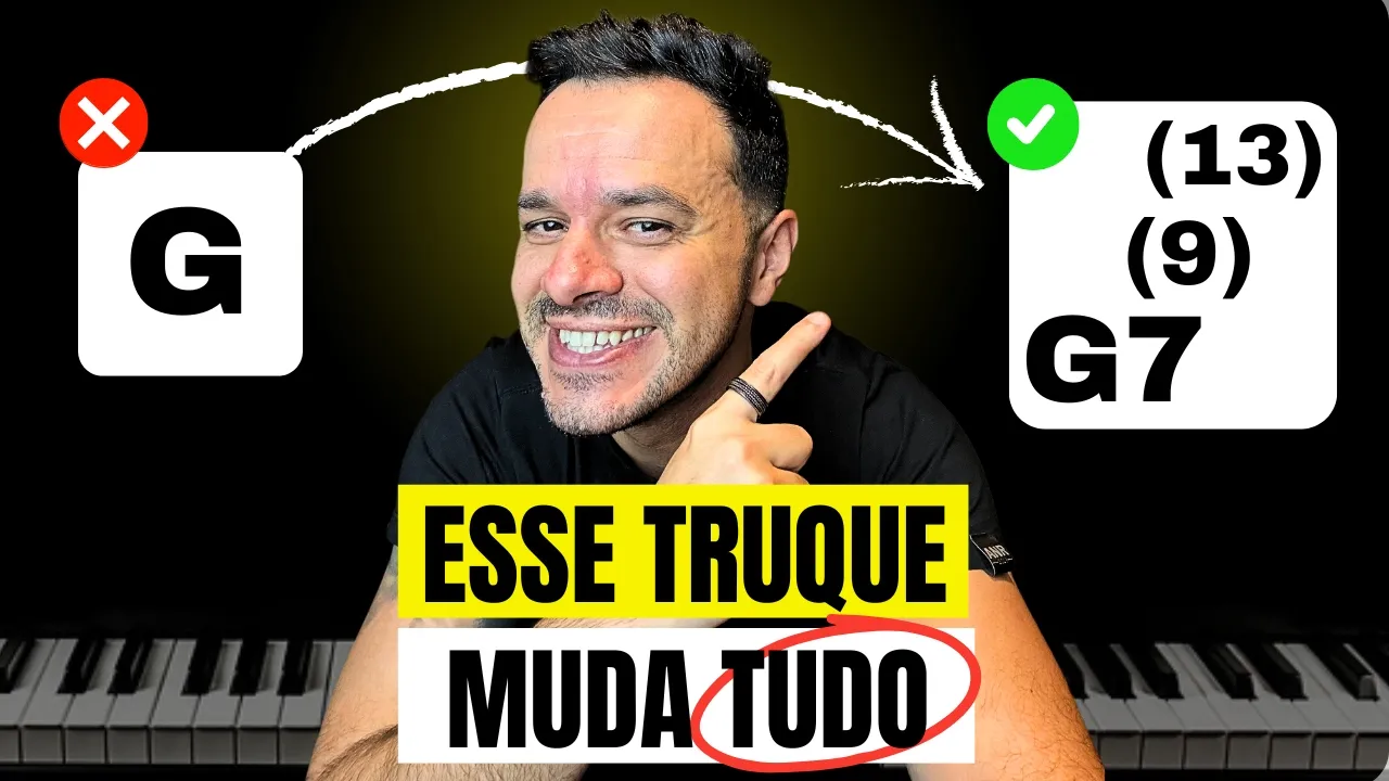 Este TRUQUE DE HARMONIA vai levar seus ACORDES PARA O PRÓXIMO NÍVEL | Jazz e Bossa Nova 🎹