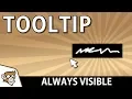How to make a Tooltip Always Visible Unity Tutorial for Beginners