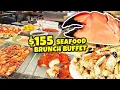 155 UNLIMITED CAVIAR KING CRAB LOBSTER Seafood BRUNCH BUFFET Best BRUNCH in the Country