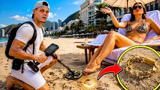O que tem PERDIDO em uma PRAIA de RICO?