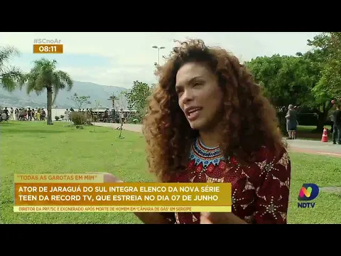 "Todas As Garotas em Mim": ator de Jaraguá do Sul integra elenco da nova série da Record TV