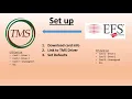 Setting up the EFS Driver Cards in the TMS System