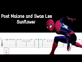 Sunflower - Post Malone and Swae Lee Easy Guitar Tabs