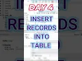 SQL Day 4 Insert Records into Tables SQL INSERT Statement Tutorial for Beginners