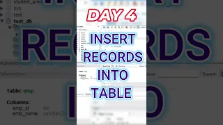 SQL Day 4 Insert Records into Tables SQL INSERT Statement Tutorial for Beginners