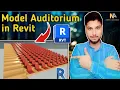 How to Model Auditorium in Revit Tutorial urdu hindi 2024