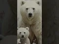 Breath magic into your space with printable art of polar bear family
