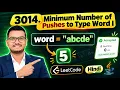 3014 Minimum Number of Pushes to Type Word I LeetCode Java Solution Easy Hindi