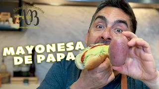 MAYONESA DE PAPA: Cremosa, económica, sin huevo e infalible.