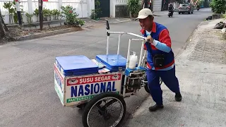 nostalgia minum susu segar nasional indonesian street food