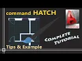 Autocad - Hatch command Complete Tutorial