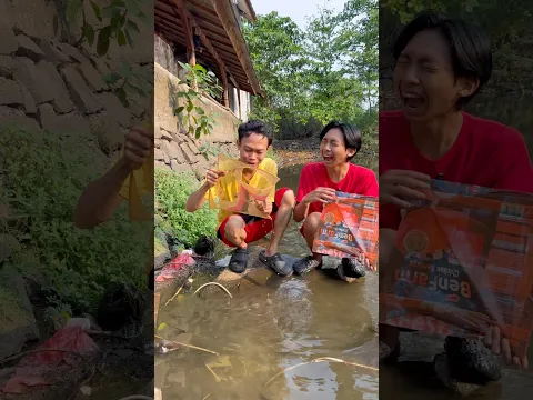 PRANK CELUPIN LAYANGAN DI EMPANG