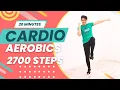 Download Lagu 20-MIN HIGH-ENERGY AEROBICS Cardio Workout • Low Impact • 2700 Steps • Keoni Tamayo • Workout #195