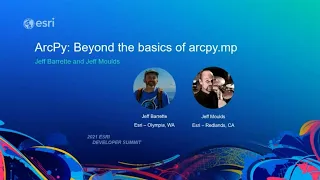 ArcPy Beyond the Basics of arcpy mp
