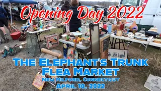 Opening Day 2022 at the Elephant s Trunk Flea Market New Milford Connecticut