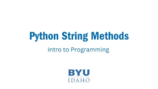 How to Use Python String Methods lower upper capitalize and title