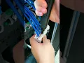 24 port RJ45 Cat6 removable patch panel with ethernet cable quickly repair communication network